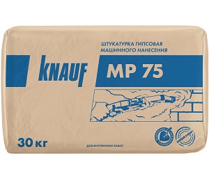 Штукатурка гипсовая Knauf МР-75, 30 кг Штукатурка гипсовая Knauf МР-75, 30 кг