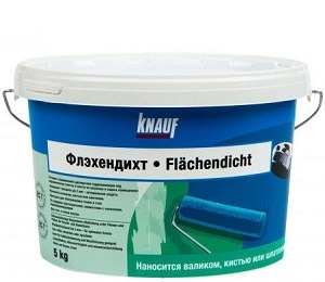 Гидроизоляция без битума Knauf Флехендихт, 5 кг (Россия)