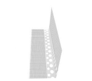 Армирующий уголок пластиковый с сеткой SD 23х23х2500 мм