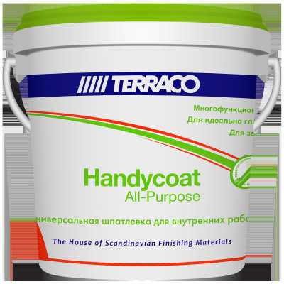 Шпаклевка готовая универсальная Terraco Handycoat All-Purpose, 1,5 кг