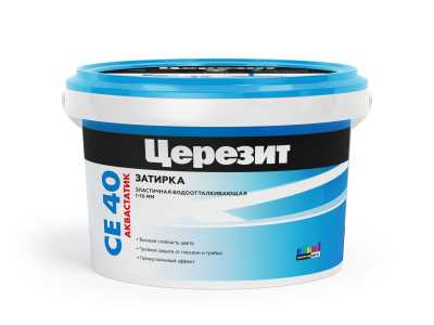 Затирка Церезит CE 40 розовая, 2 кг Затирка Церезит CE 40 розовая, 2 кг