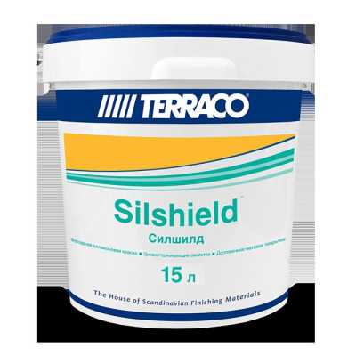Краска фасадная силиконовая Terraco Silshield Pastel под колеровку 15 л